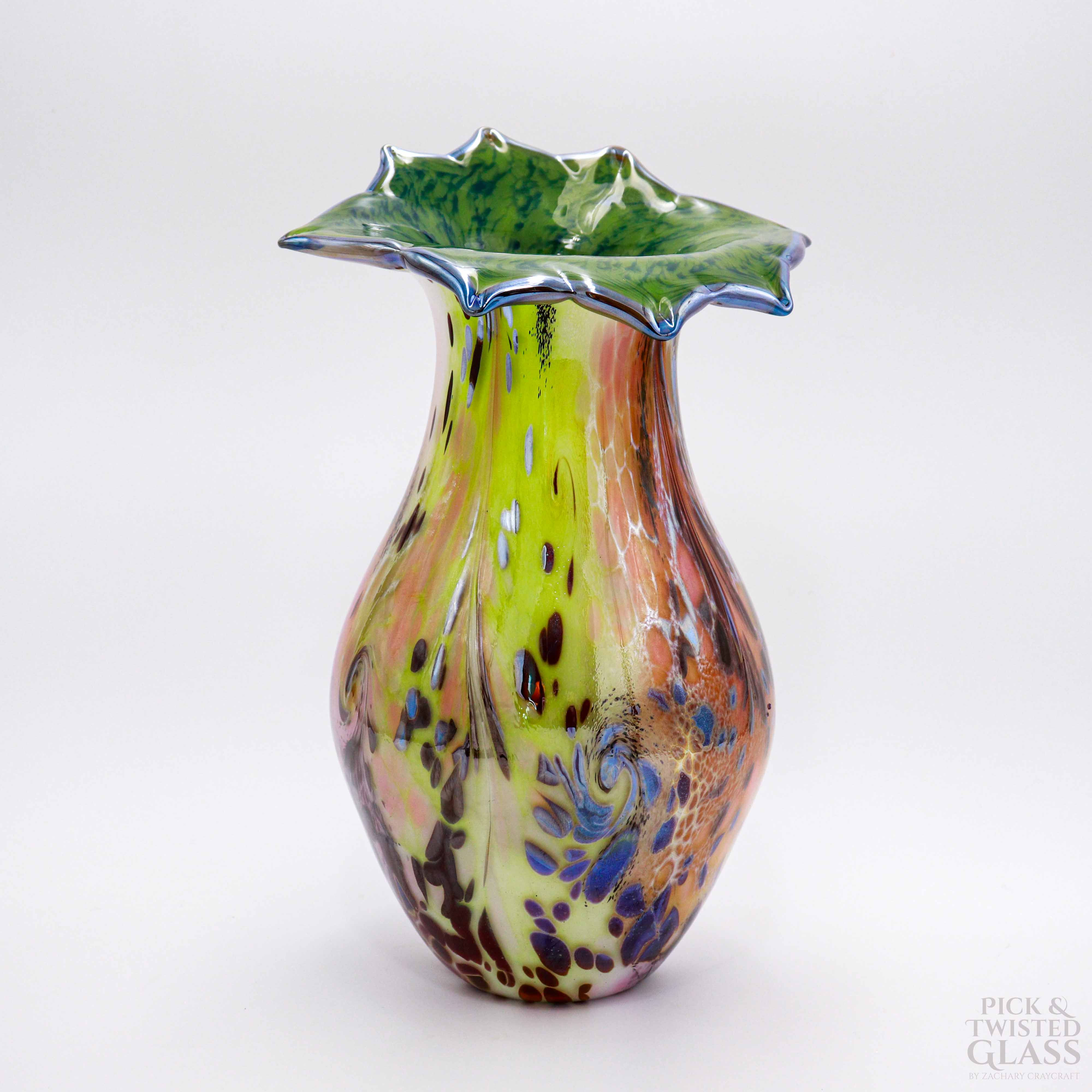 Mai Tai Palace Glass Vase