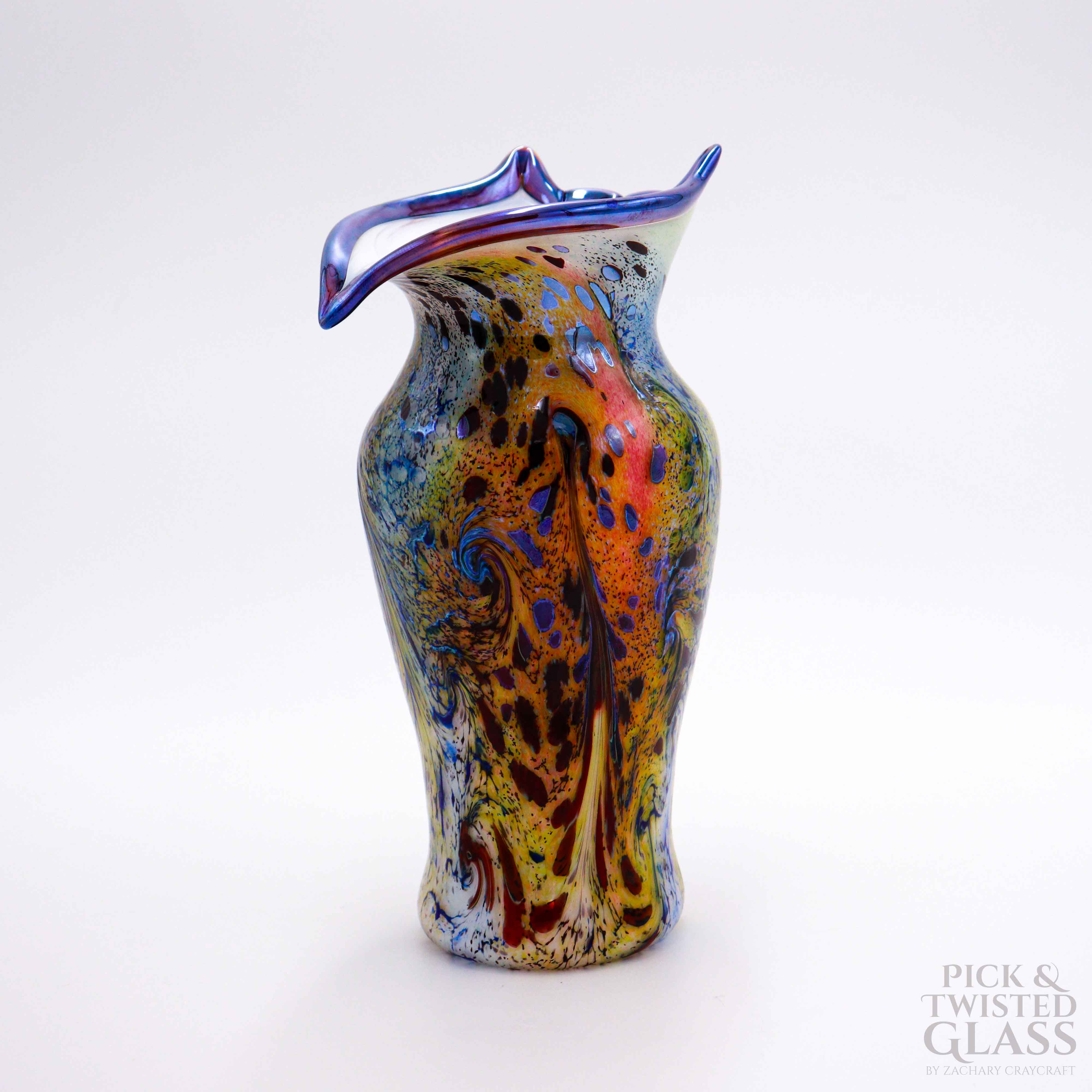 Kitsune Prism Glass Vase