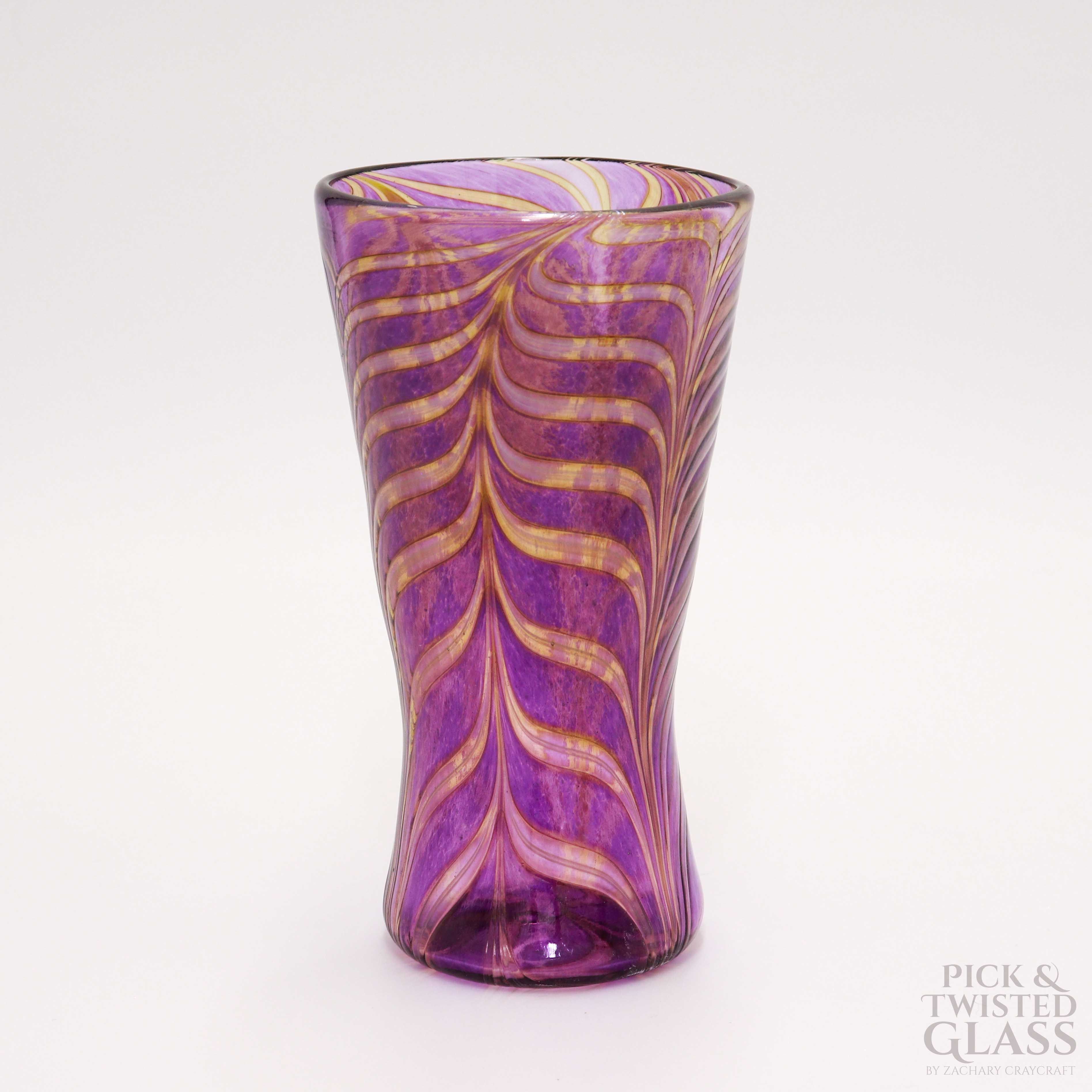 Royal Feather Drinking Glass