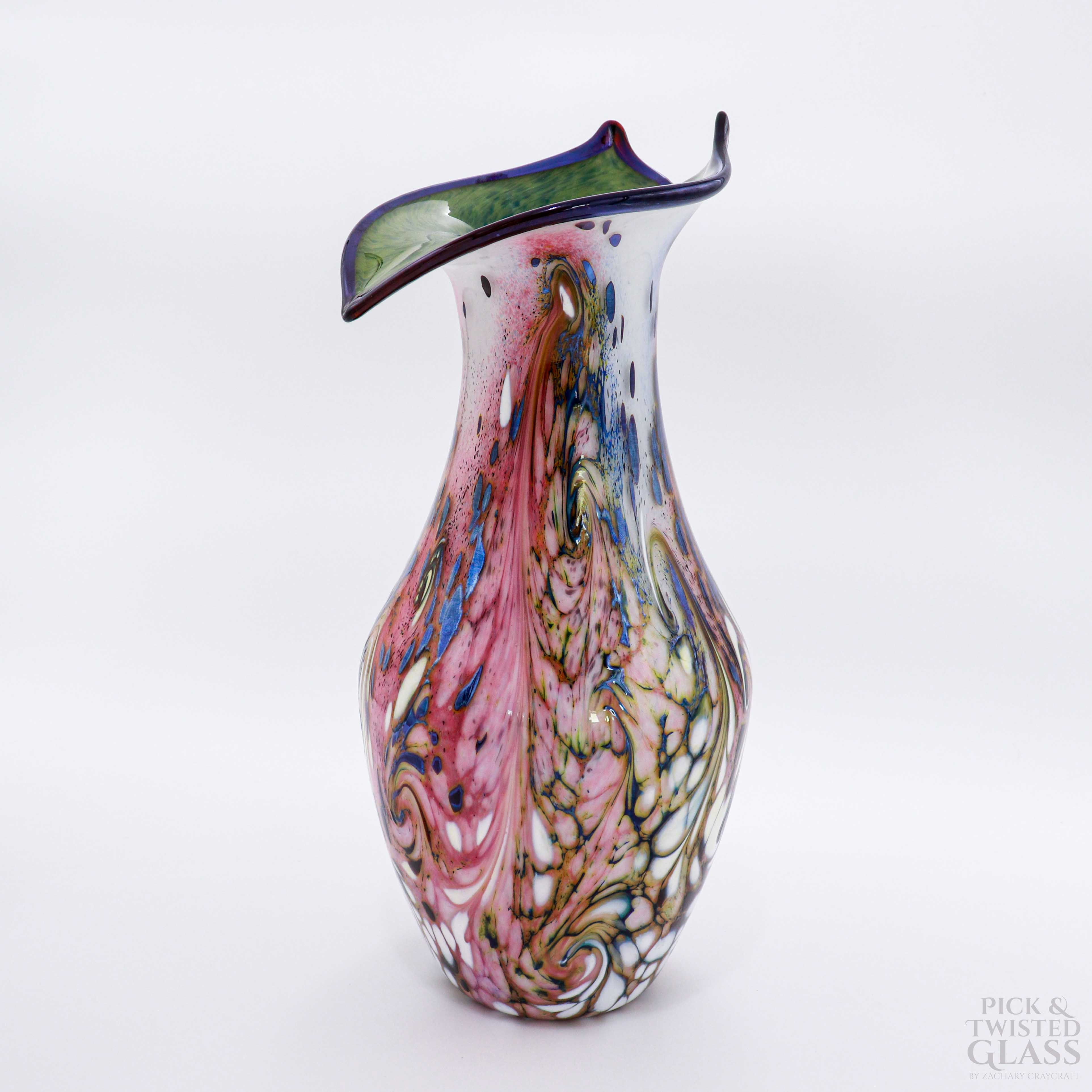Secret Garden Fox Glass Vase
