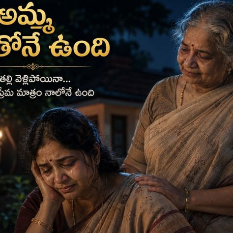 తల్లి మరణించిన తర్వాత ఆమెను చూసిన కూతురిని ఓదార్చుతున్న తల్లి దృశ్యం
