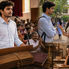 తెలుగు వక్తృత్వ పోటీలో స్థిరచిత్తం గురించి ప్రసంగిస్తున్న రాఘవ, అనంతరం తన జీవిత నిర్ణయాన్ని ధైర్యంగా చెబుతున్న హేమ