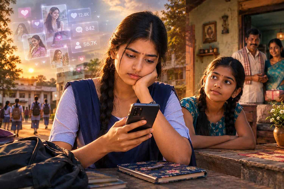సోషల్ మీడియా మోజు నుంచి బయటపడుతూ తన విలువలను గుర్తించిన స్వాతి