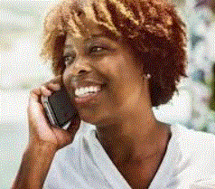 lady on phone.GIF