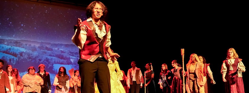 photo of a scene from LHS Theatre's Beauty & the Beast performance