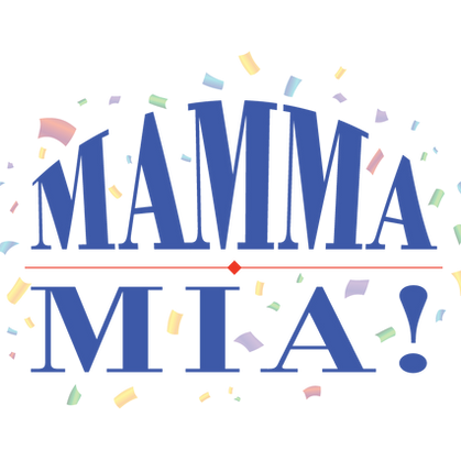 Mamma Mia art for the musical