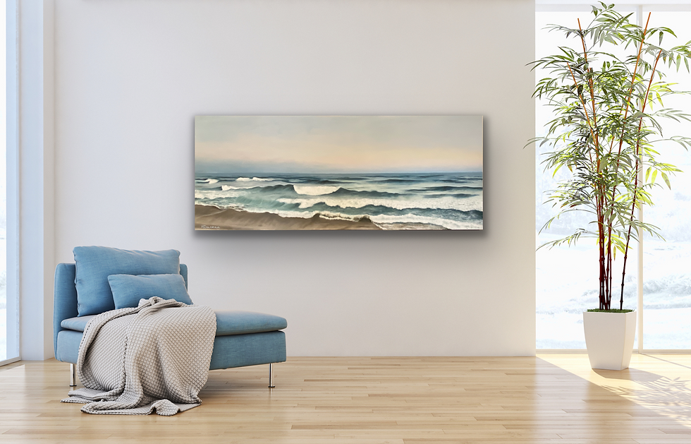 Miniature : GO WITH THE FLOW  60'' x  24''