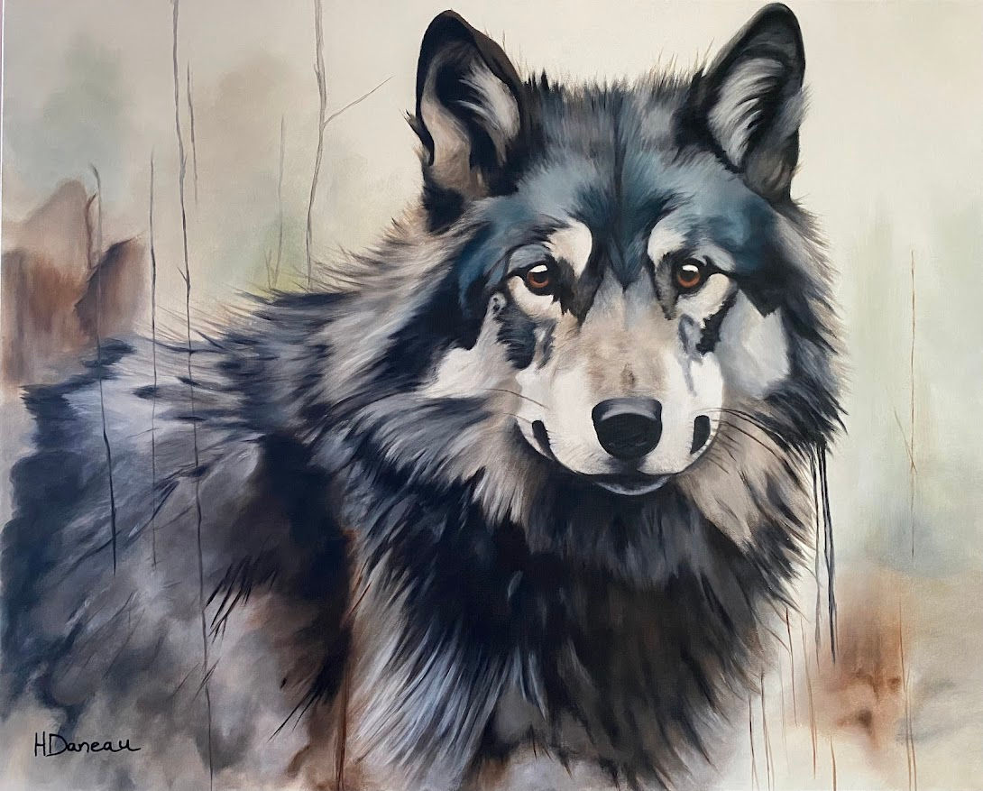 MON P'TIT LOUP  30'' x 24''