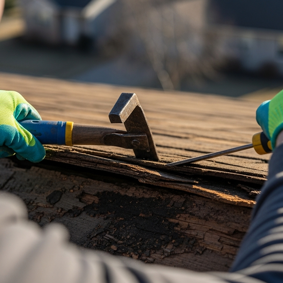 Garden City, MN Homeowners: How Hidden Spring Moisture Accelerates Roof Decking Rot Before Summer Heat — human element image