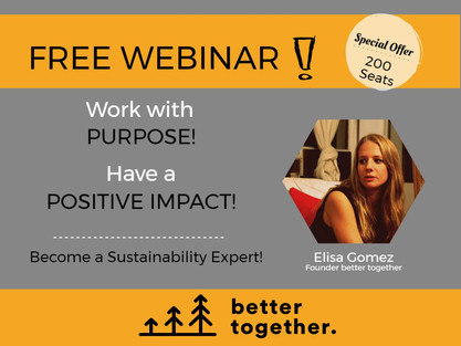 FREE WEBINAR! Find Purpose & Have a Positive Impact!