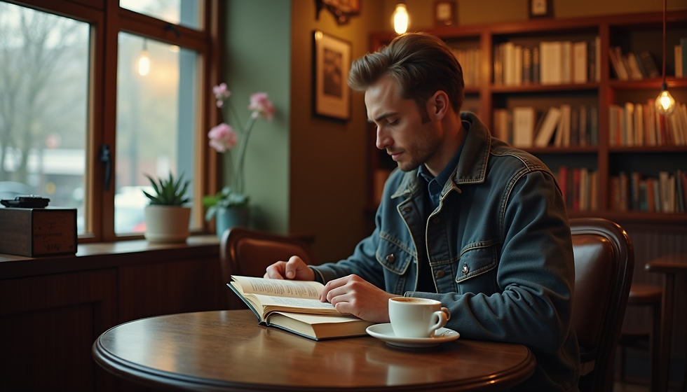 Student learning Russian