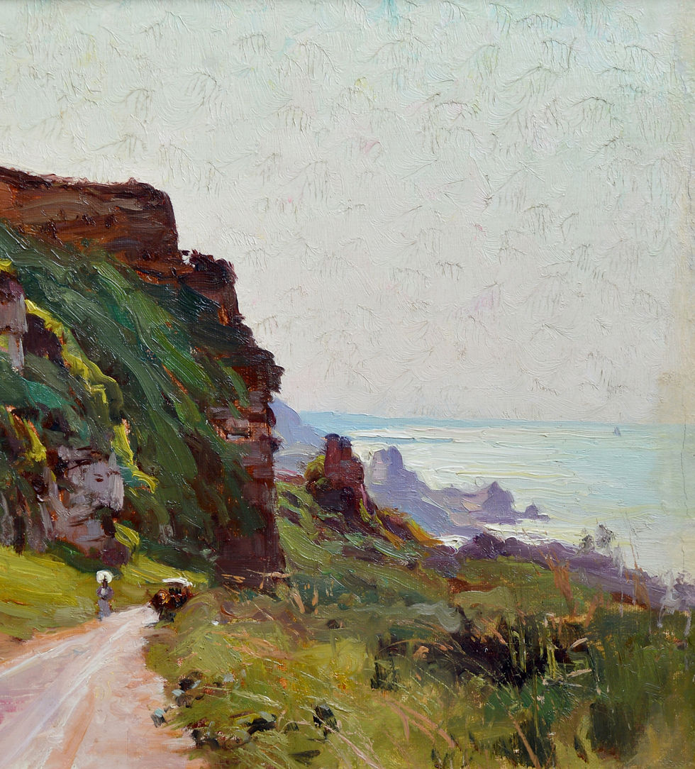 Thumbnail: MONTAGNE Louis Agricol (1879-1960) "The cliffs of Longues"
