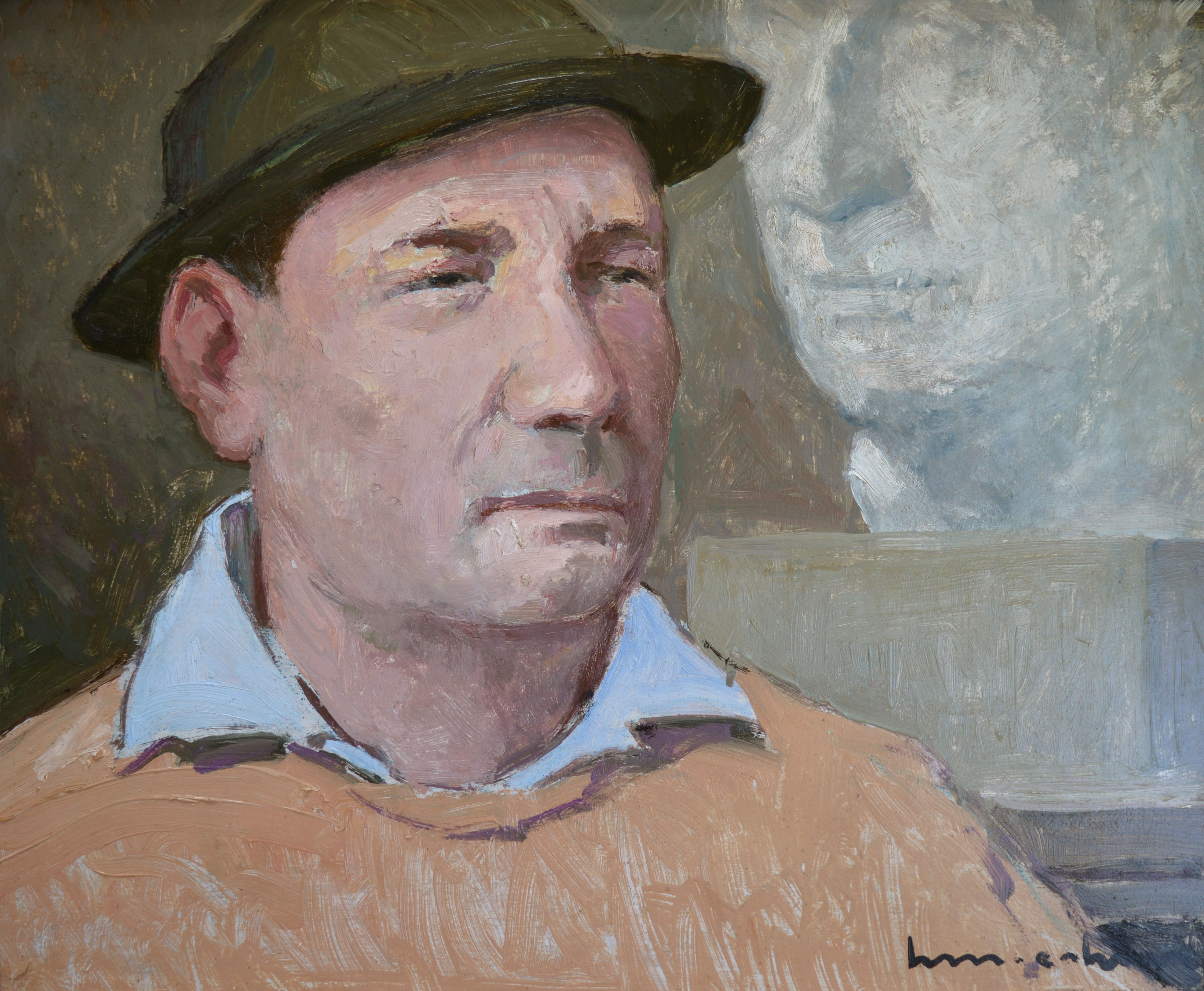 CAHOURS Henry Maurice (1889-1974) « Portrait of the sculptor Pedro Olaïzola »