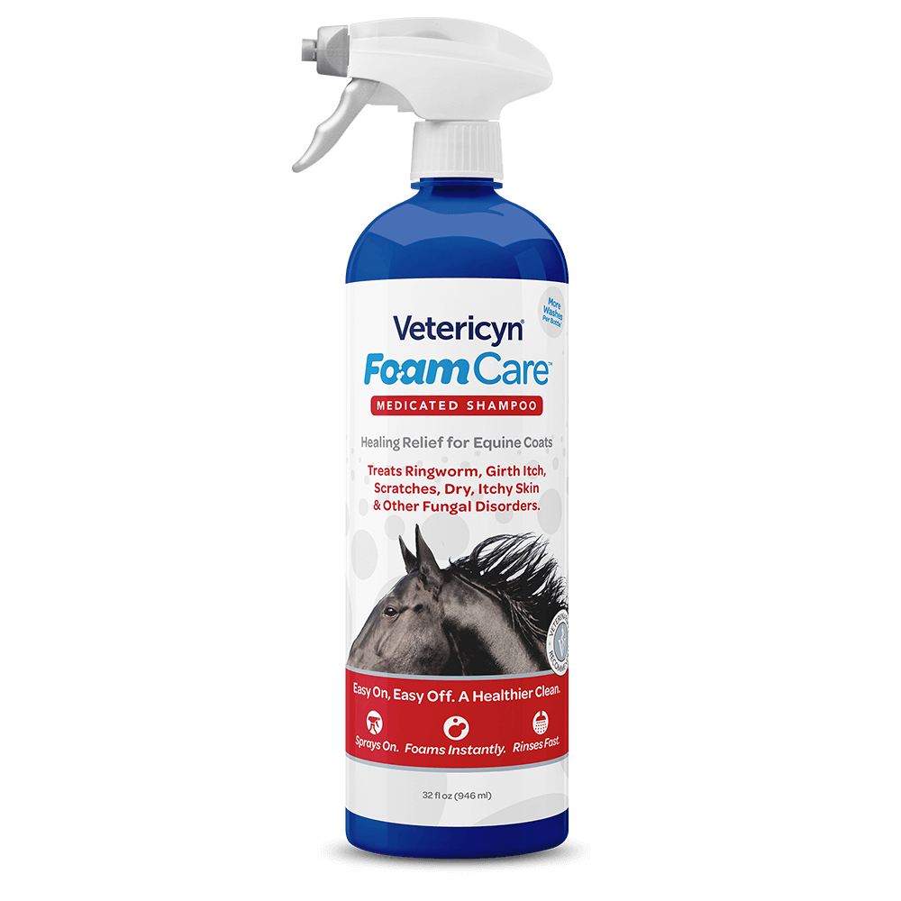 Vetericyn Foamcare Equine Medicated Shampoo