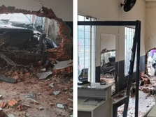 Carro desgovernado invade academia e fere cinco pessoas no RS