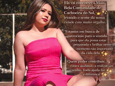 Jovem de Cachoeira do Sul busca apoio para representar o município em desfile regional