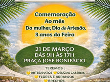 Feira da Assoarte celebra três anos com programação especial na Praça José Bonifácio