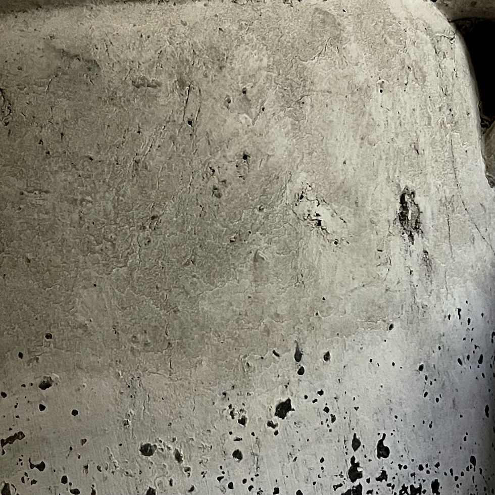 Thumbnail: Hand finished distressed grey concrete urn - 2 sizes