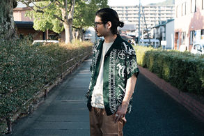 サンサーフ アロハ シャツ メンズ