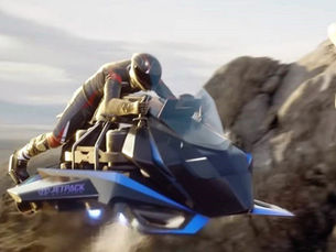 Moto voadora existe!
