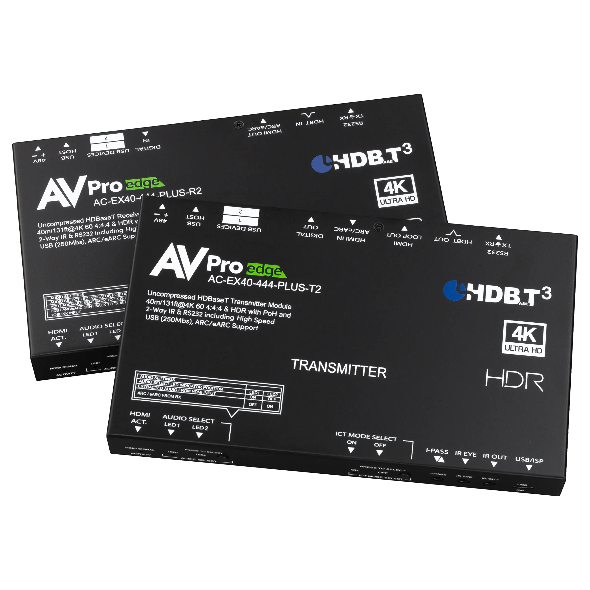 40M 18Gbps HDBaseT Extender with USB Extension