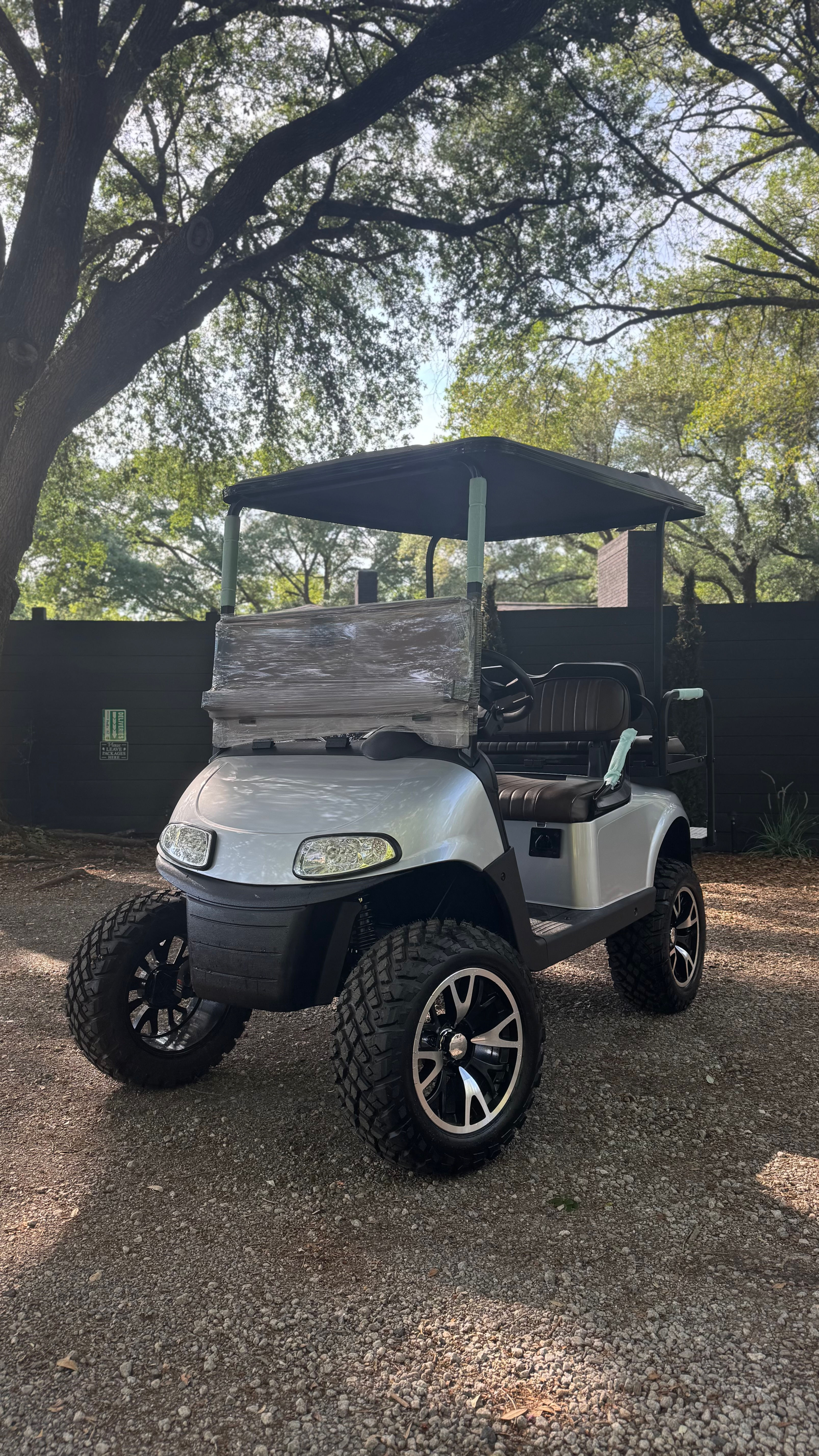 EZGO PREMIUM ELITE LITHIUM GOLF CART 48V- SILVER