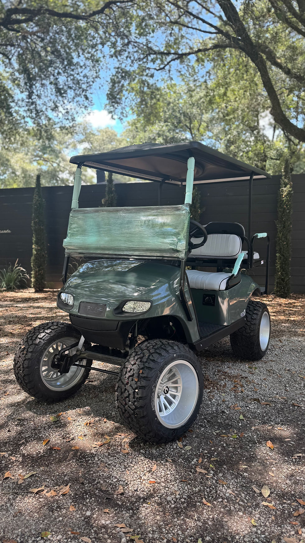 EZGO TXT ELITE LITHIUM GOLF CART 48V-LUNAR SMOKE