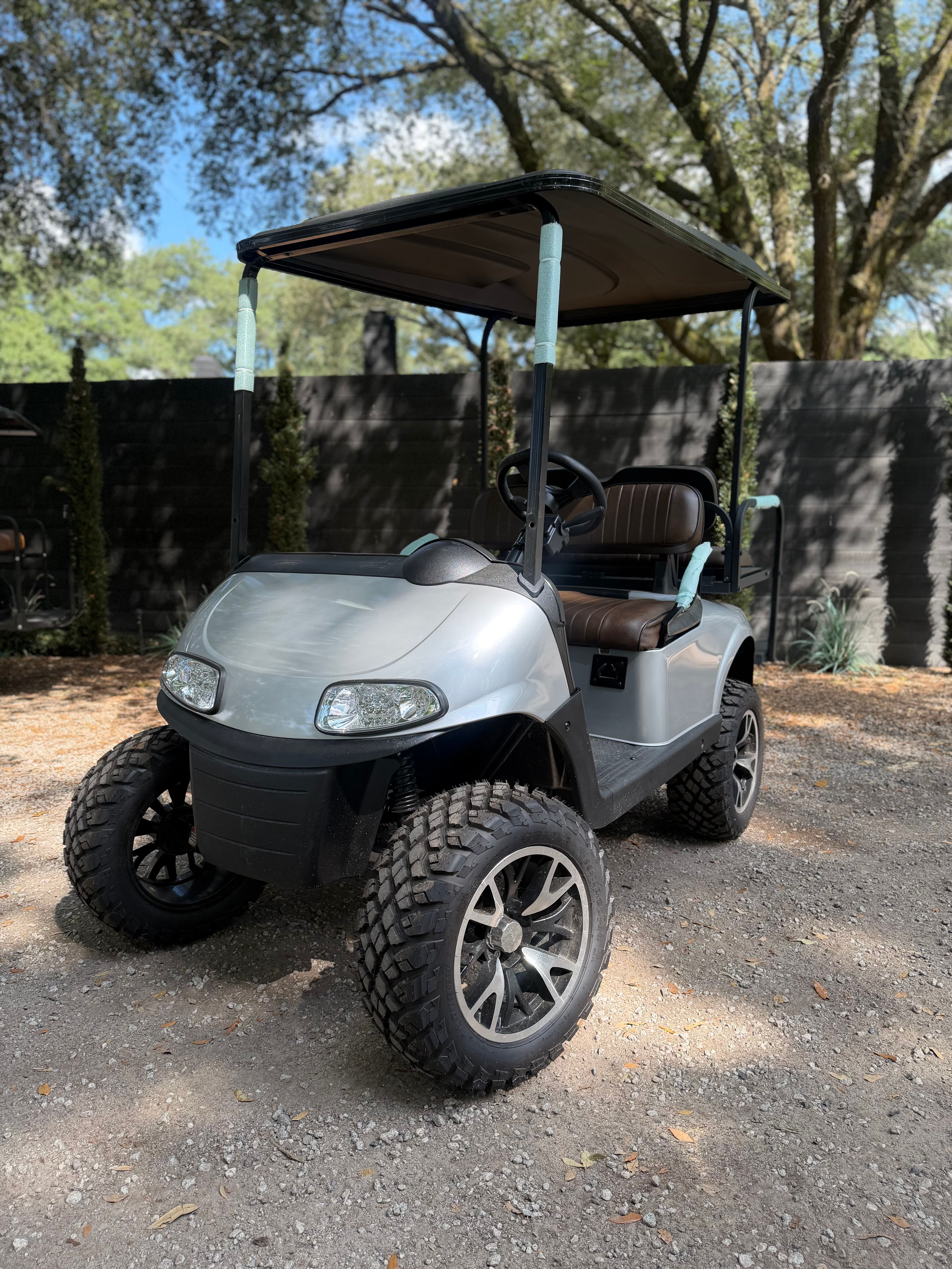 SALE! EZGO PREMIUM ELITE LITHIUM GOLF CART 48V- SILVER