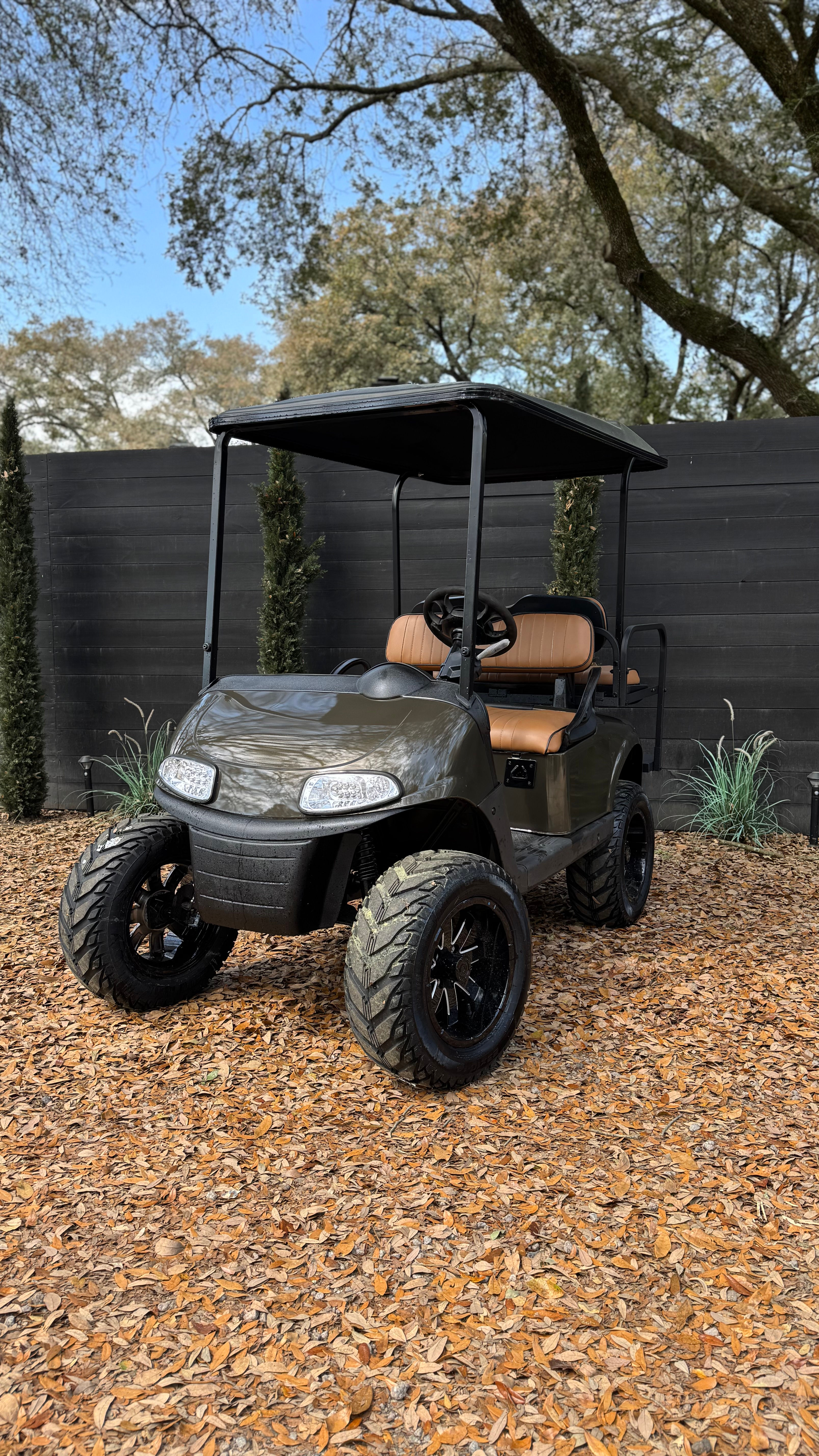 EZGO PREMIUM ELITE LITHIUM GOLF CART 48V-METALLIC CEDAR