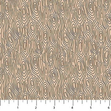 Camping Theory - Wood Grain in Tan by Patrick Lose