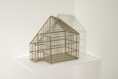 White Shadow, 2018
wood, metal
13 x 13 x 7 cm
