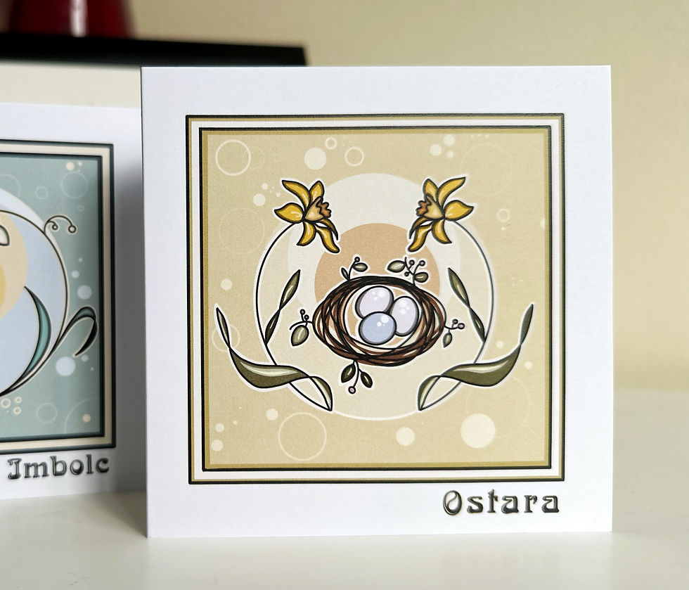 Thumbnail: Ostara Greetings Card