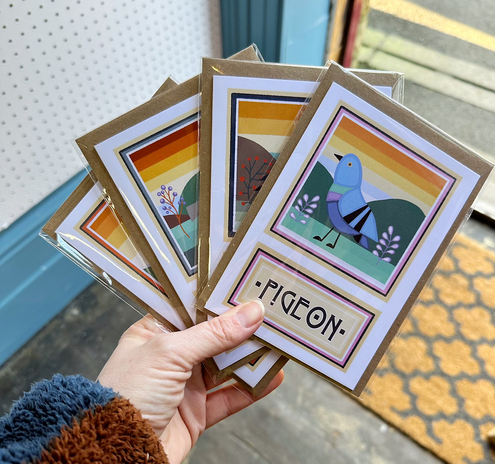 Thumbnail: Pigeon Greetings Card