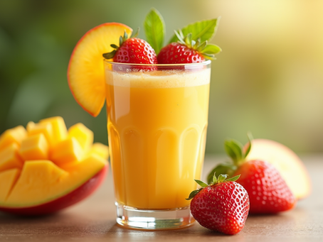 Refreshing Mango and Strawberry Smoothie Recipe for Summer Bliss