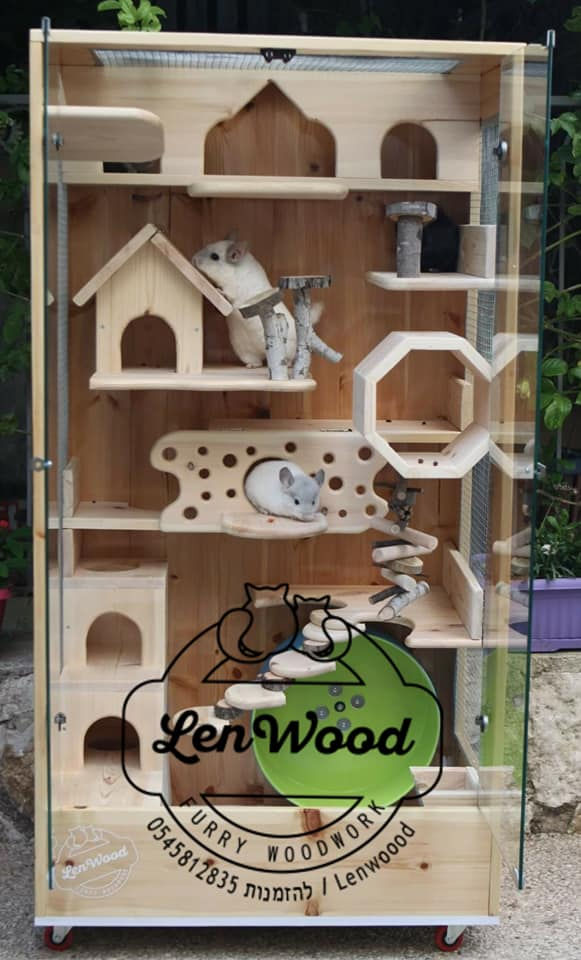 Thumbnail: ויטרינת עץ דגם נוטלה עם תעלת ובית גבינה ודלתות זכוכית