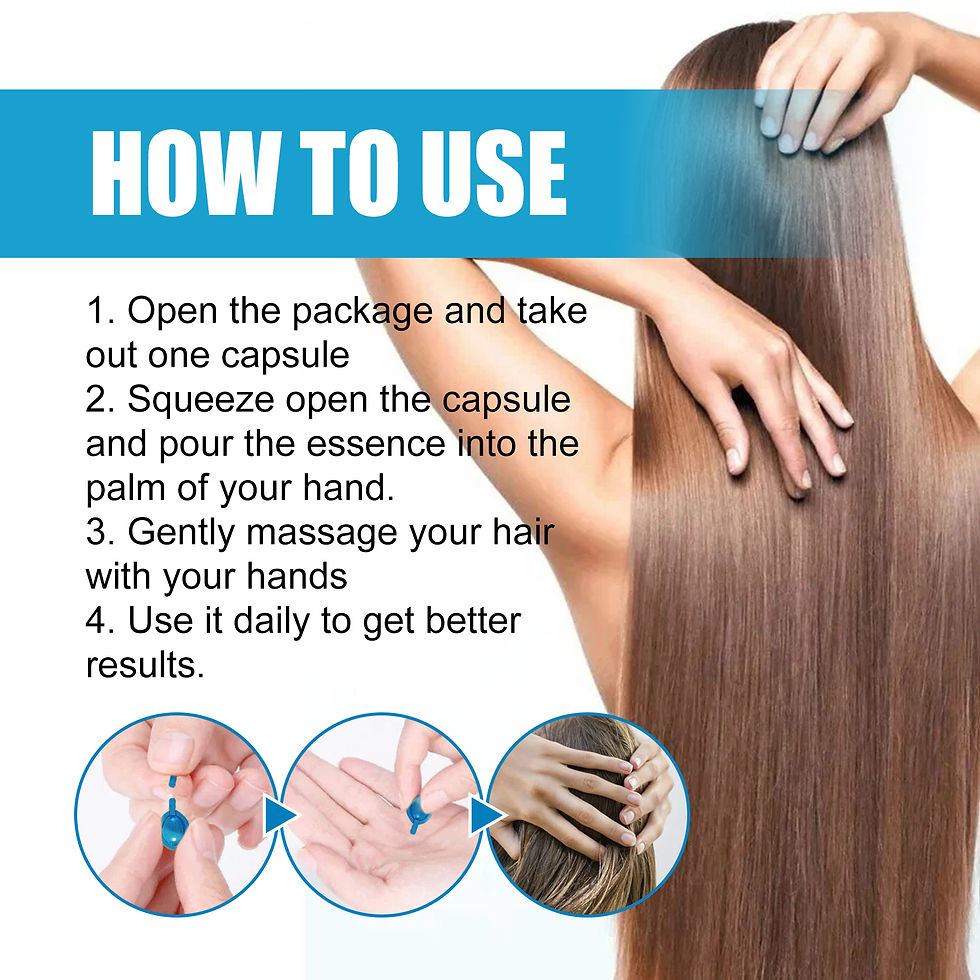Thumbnail: Keratin Vitamin Capsule Hair Essence Oil For Damaged Dry Frizzy Hair Treatment S