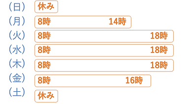 フレキシブル勤務実例