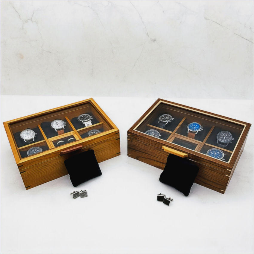 Thumbnail: Custom Walnut Watch Box