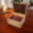 Thumbnail: Cherry and Walnut Burl Keepsake/Memory/Jewelry  Box.