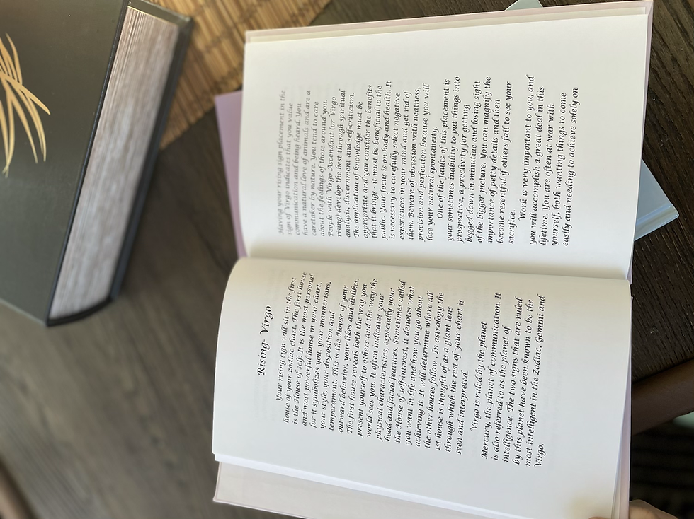 Thumbnail: Astrology birth chart with or without printed book options 