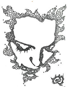 Pen And ink Drawing by Emil Gatone of Lisa Cornely