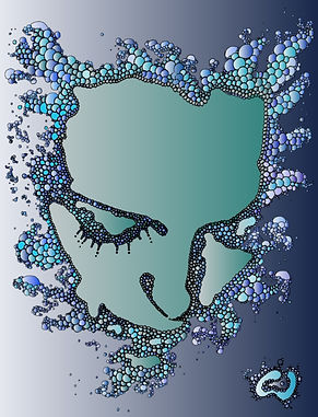 Digital drawing by Emil Gatone of Lisa Cornely