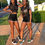 Thumbnail: Black- Stripe Fishnet -Short set