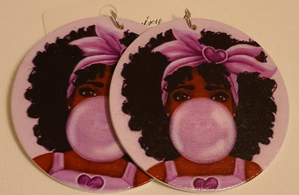 Bubble Gum Baby Earrings