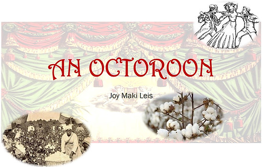 Octoroon project presentation coverpage