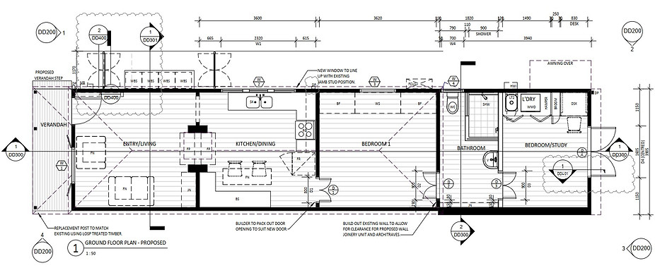 Detailed floor plan.
