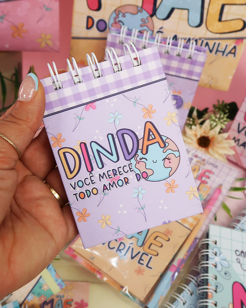 Miniatura: Bloquinho flor de mãe