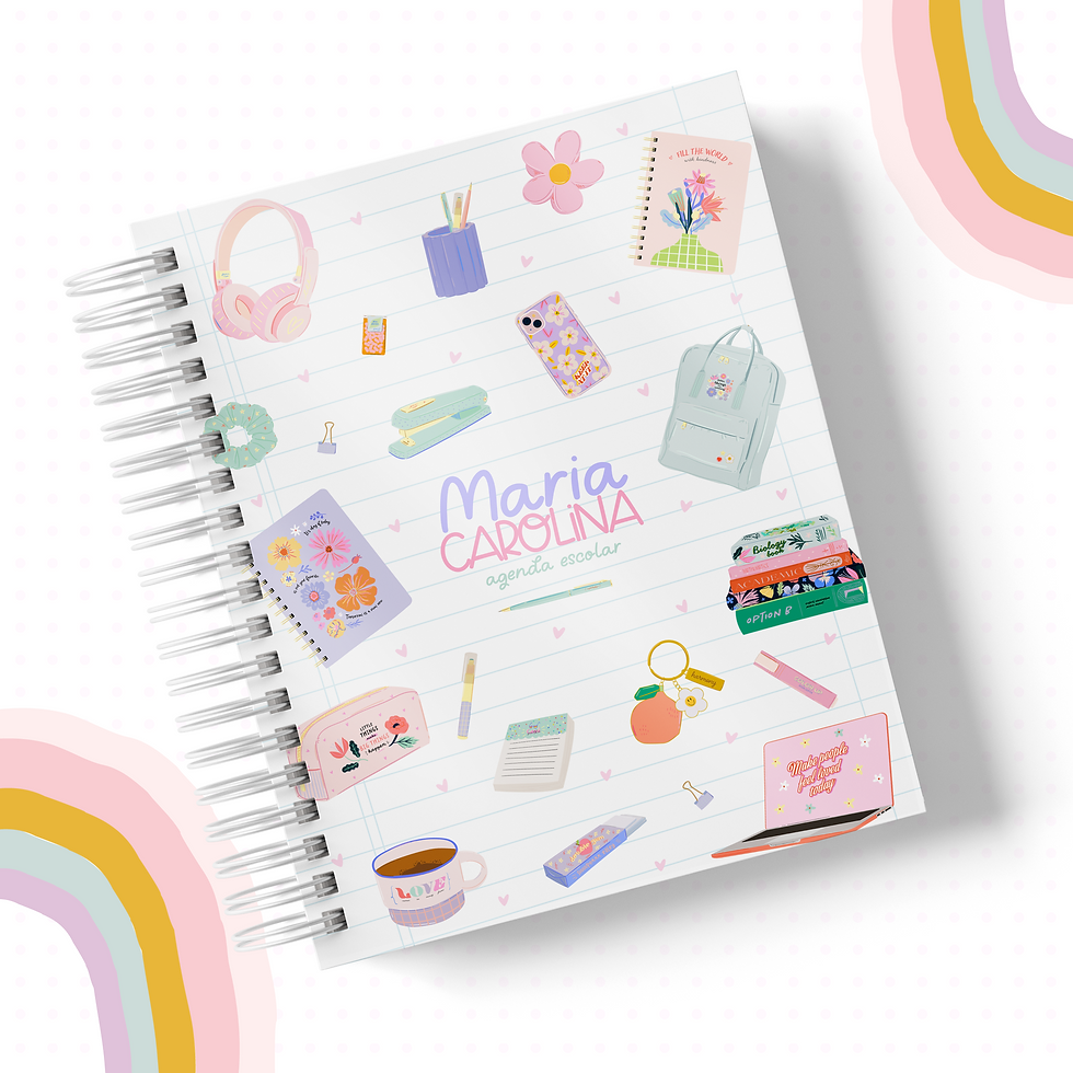 Miniatura: Agenda Escolar Baby MENINA / Berçário Tradicional