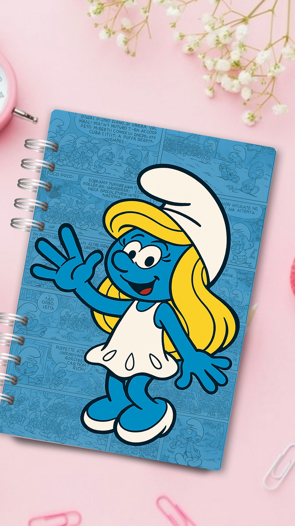Miniatura: Caderno Smurfs