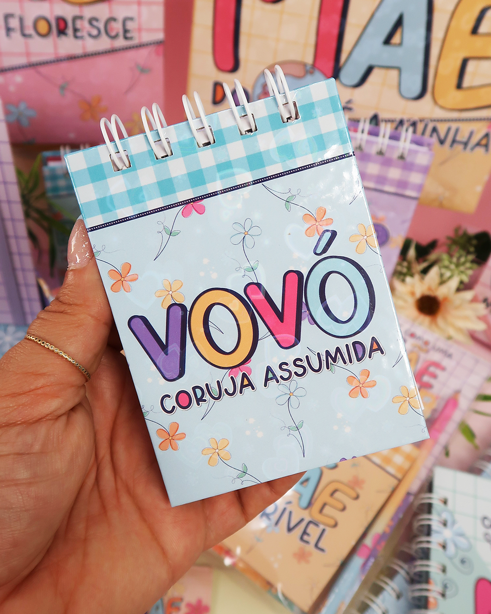 Miniatura: Bloquinho flor de mãe